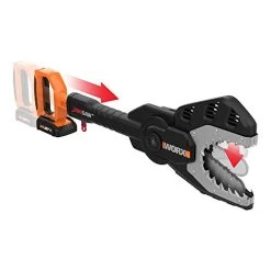 WORX WG320 Max Lithium Cordless Jawsaw Chain Saw, 20-Volt, Battery And Charger Included