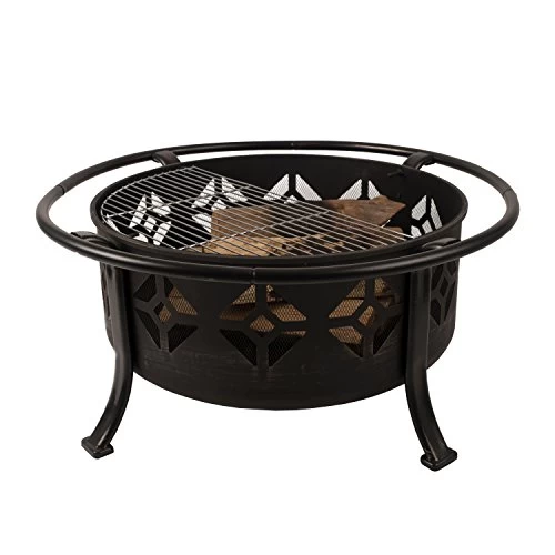 Pleasant Hearth Sunderland Deep Round Bowl Fire Pit, 36-Inch 5 Pleasant Hearth Sunderland Deep Round Bowl Fire Pit, 36-Inch - Image 5