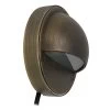 Lightkiwi P8015 Half Moon Deck Light For Low Voltage Landscape Lighting, Brass