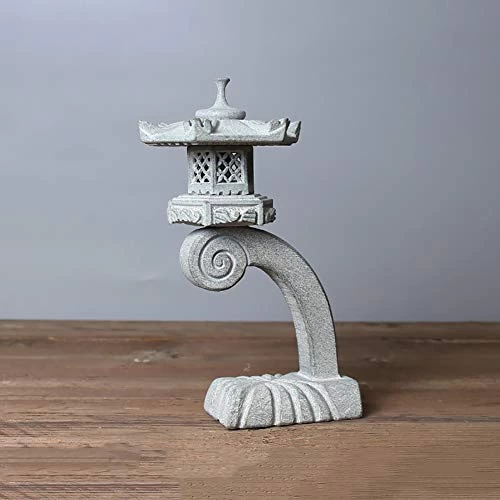 Stone Lantern Pagoda Garden Ornament Chinese/Japanese 22cm Sculpture Lantern Patio Decor 4 Stone Lantern Pagoda Garden Ornament Chinese/Japanese 22cm Sculpture Lantern Patio Decor - Image 4