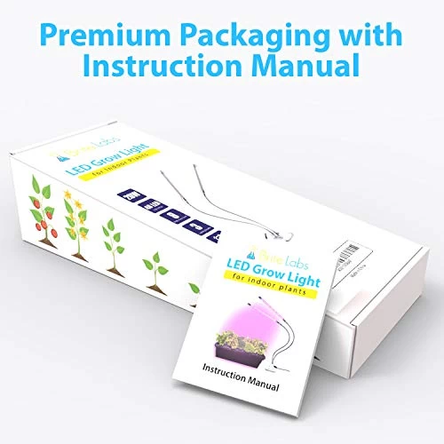 Brite Labs LED Grow Lights For Indoor Plants, 20W Dual Head Indoor Plant Light With 40 Red Blue Full Spectrum LEDs Strip… 3 Brite Labs LED Grow Lights For Indoor Plants, 20W Dual Head Indoor Plant Light With 40 Red Blue Full Spectrum LEDs Strip… - Image 3