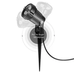 RGB Lawn Flood Light Stake, Ourleeme 2-in-1 Waterproof Outdoor Remote Controll Landscape Lighting Spotlight Wall Light… -Garden Supply Store 41bK1NMtkoL