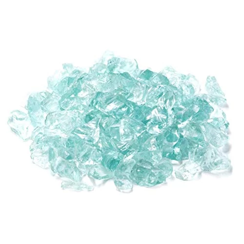 Mr. Fireglass Recycled Fire Glass For Natural Or Propane Fire Pit,Fireplace And Fire Table,10 Lb,Light Sea Blue 2 Mr. Fireglass Recycled Fire Glass For Natural Or Propane Fire Pit,Fireplace And Fire Table,10 Lb,Light Sea Blue - Image 2