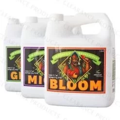 Advanced Nutrients PH Perfect Grow, Bloom, Micro, Sensi Cal Mag Xtra 500ml With City Garden Conversion Chart, Pipette