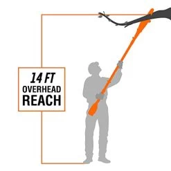 WEN 40421 40V Max Lithium Ion 10-Inch Cordless And Brushless Pole Saw With 2Ah Battery And Charger -Garden Supply Store 41bWLiOSgeL