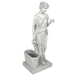 Water Fountain – Nature’s Blessed Prayer St Francis Statue Garden Decor Fountain – Outdoor Water Feature