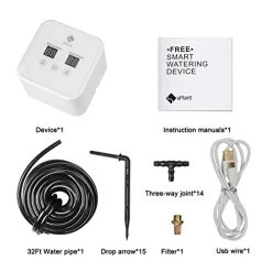 [Upgraded Pump] SPlant Big Power Automatic Drip Irrigation Kit For 15 Potted Plants, Indoor Plants Self Watering System… -Garden Supply Store 41dBEpUZUKL