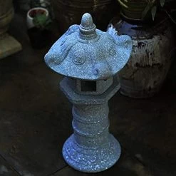 Large Zen Pagoda Asian Lantern Garden Decor Statue Tower Asian Outdoor Art Oriental Lawn Sculpture Stone Statue -Garden Supply Store 41edD08zyNL