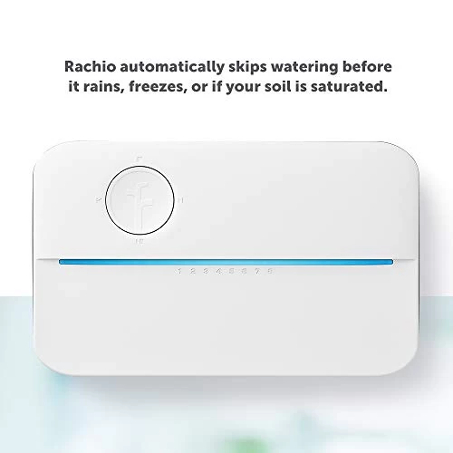 Rachio 8ZULW-C 8 Zone 3 Smart Sprinkler Controller, White 7 Rachio 8ZULW-C 8 Zone 3 Smart Sprinkler Controller, White - Image 7