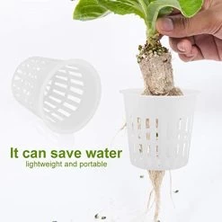 10pcs/Set Garden Net Cups Pots Durable Plastic Plant Nursery Germination Pots Bucket Basket For Hydroponics Garden… -Garden Supply Store 41f83RwG2RL