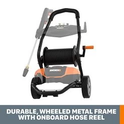 WORX 13 Amp Electric Pressure Washer 1600 PSI With Rolling Cart -WG604 9 WORX 13 Amp Electric Pressure Washer 1600 PSI With Rolling Cart -WG604 -Garden Supply Store 41fA4ifEI8L
