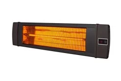 Dr Infrared Heater DR-238 Carbon Infrared Outdoor Heater For Patio, Backyard, Garage, And Decks, Standard, Black