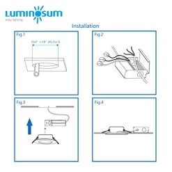 LUMINOSUM Dimmable LED Downlight 4″ 9W With Junction Box, Led Pot Lights 700lm, 90W Equiv, Dimmable IC Rated Airtight, ETL & Energy Star Listed, Daylight 5000k, 12-Pack -Garden Supply Store 41hWhC7rv2BL