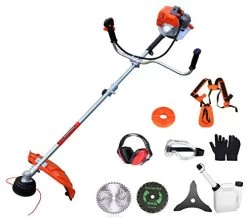 PROYAMA 42.7cc Gas Weed Wacker, 3 In 1 Weed Eater Gas Powered, Brush Cutter And Gas String Trimmer 2-Cycle Extreme Duty…