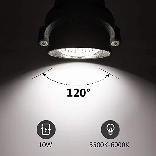 ZUCKEO 10W Landscape Lighting 5500K Daywhite 12V 24V Low Voltage LED Landscape Lighting IP66 Waterproof Landscaping… 4 ZUCKEO 10W Landscape Lighting 5500K Daywhite 12V 24V Low Voltage LED Landscape Lighting IP66 Waterproof Landscaping… - Image 4