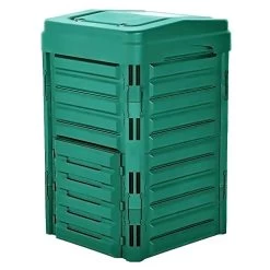 Solution4Patio Outdoor Composting Bin, 89-Gallon (336L), Bac De Compostage Exterieur, Eco-Master Polypropylene Composterβ¦