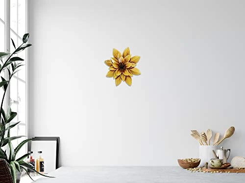 Large Metal Sunflower Art – Metal Sunflower Wall Decor – Outdoor Metal Wall Art – 14” Metal Flower Wall Décor For Indoor… 3 Large Metal Sunflower Art – Metal Sunflower Wall Decor – Outdoor Metal Wall Art – 14” Metal Flower Wall Décor For Indoor… - Image 3