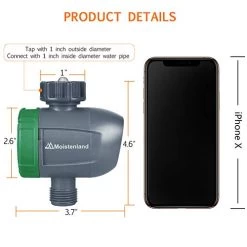 Moistenland Watering Hose Timer, Single-Outlet Garden Hose Faucet Timer, Automatic Irrigation System Controller Watering… -Garden Supply Store 41kB3YJ8QcL