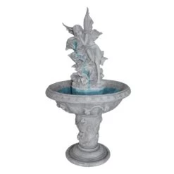 Water Fountain – Pixie Fairy Garden Decor Fountain – Outdoor Water Feature