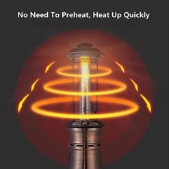 AJH Outdoor Patio Heater, 40000BTU, Propane Heater W/Wheels & Heater Cover, Quick Heating, Commercial/Home, Space Heater… 11 AJH Outdoor Patio Heater, 40000BTU, Propane Heater W/Wheels & Heater Cover, Quick Heating, Commercial/Home, Space Heater… -Garden Supply Store 41l4E5sz6lL