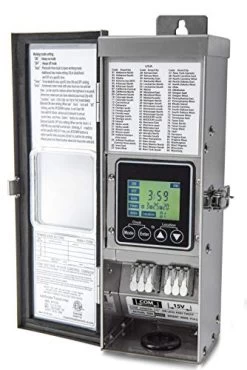 Khan Tech Stainless Steel Landscape 150w 15VAC Low-Voltage Transformer