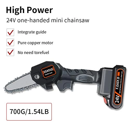F.EASY.D Mini Chainsaw 4-Inch Cordless Electric Protable Chainsaw With Brushless Motor, One-Hand 0.7kg Lightweight… 5 F.EASY.D Mini Chainsaw 4-Inch Cordless Electric Protable Chainsaw With Brushless Motor, One-Hand 0.7kg Lightweight… - Image 5