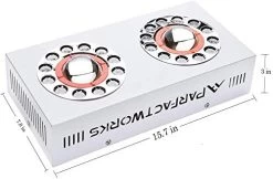 PARFACTWORKS 500W LED Grow Light, COB & 10W Daylight Full Spectrum Including UV&IR For Indoor Gardens Hydroponics All… -Garden Supply Store 41o8jRllw7L