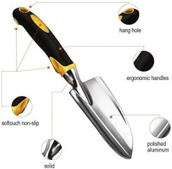 Garden Tools Set – 6 Piece Gardening Hand Tool Set (Weeder, Trowel, Transplanted, Cultivator& Weeding Fork Gloves… -Garden Supply Store 41oZuI0wQbL