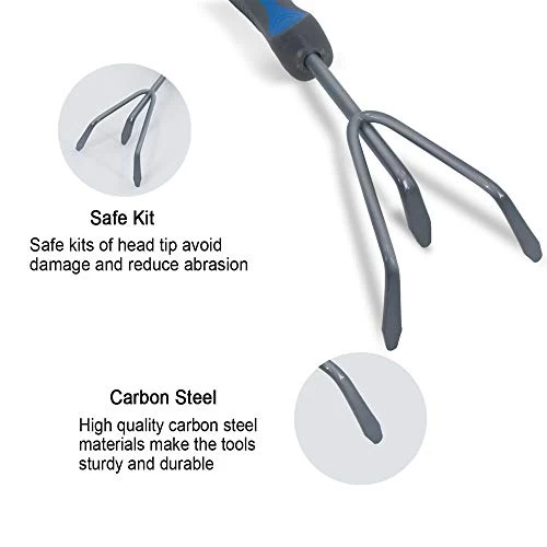 Hortem 5PCS Lightweight Gardening Hand Tools Set- Heavy Duty Comfortable Garden Tools Set Include Garden Trowel, Hand… 7 Hortem 5PCS Lightweight Gardening Hand Tools Set- Heavy Duty Comfortable Garden Tools Set Include Garden Trowel, Hand… - Image 7