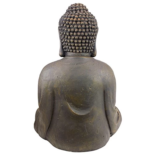 Design Toscano Meditative Buddha Of The Grand Temple Garden Statue: Medium 4 Design Toscano Meditative Buddha Of The Grand Temple Garden Statue: Medium - Image 4