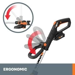 Worx WG163 GT 3.0 20V Cordless Grass Trimmer/Edger With Command Feed, 12-Inch, Black And Orange -Garden Supply Store 41pauTv7T8L