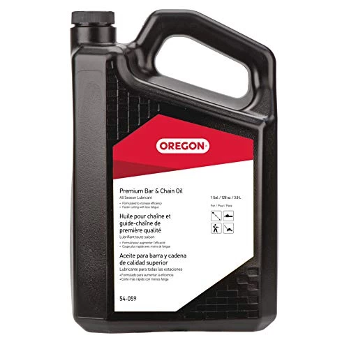 Oregon Chainsaw Bar And Chain Oil, 1 Gallon Bottle (128 Fl.oz / 4500 Ml) (54-059) 1 Oregon Chainsaw Bar And Chain Oil, 1 Gallon Bottle (128 Fl.oz / 4500 Ml) (54-059)