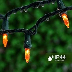 Zerproc Orange Christmas Lights 33ft 100 LED String Lights 120V UL Certified Xmas Tree Lights For Christmas Halloween… -Garden Supply Store 41r2LtUvLwL