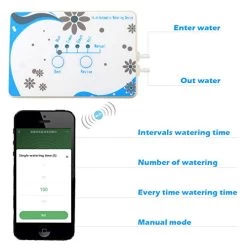 MAYiT Garden Automatic Drip Irrigation System, WiFi Connection IOS Or And Android App Control Plant Watering Device… -Garden Supply Store 41rUD9wI2BKL