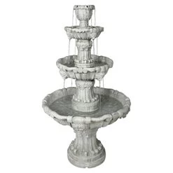 Water Fountain – Nearly 5 Foot Tall Medici Lion Four Tier Garden Decor Fountain: Antique Stone Finish – Outdoor Water… 6 Water Fountain – Nearly 5 Foot Tall Medici Lion Four Tier Garden Decor Fountain: Antique Stone Finish – Outdoor Water… -Garden Supply Store 41rjM762BNZL