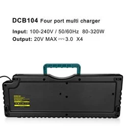 Energup DCB104 Replacement Charger For Dewalt 12V/Dewalt 20V Max 4-Port Li-Ion Fast Charger DCB102 DCB102BP DCB104… 12 Energup DCB104 Replacement Charger For Dewalt 12V/Dewalt 20V Max 4-Port Li-Ion Fast Charger DCB102 DCB102BP DCB104… -Garden Supply Store 41tUj1AssfL