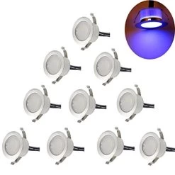 FVTLED Low Voltage 12V DC LED Deck Light Kit Energy Saving Lamp Outdoor Waterproof Recessed Wood Decking Stairs Garden… -Garden Supply Store 41tzVOHYKtL