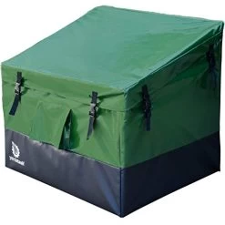 YardStash YSSB02 Outdoor Storage Deck Box Medium, Green