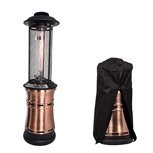 AJH Outdoor Patio Heater, 40000BTU, Propane Heater W/Wheels & Heater Cover, Quick Heating, Commercial/Home, Space Heater… 1 AJH Outdoor Patio Heater, 40000BTU, Propane Heater W/Wheels & Heater Cover, Quick Heating, Commercial/Home, Space Heater…