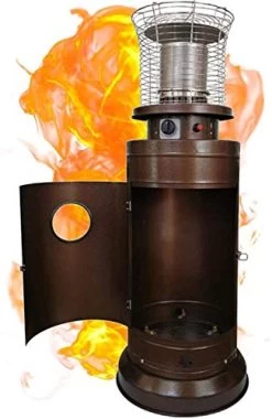AJH Outdoor Patio Heater Outdoor Patio Heater 5-11kW Stainless Steel Portable Outdoor Heat Lamp Adjustable Outdoor…