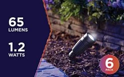 Moonrays 95536 1W Low Voltage LED Metal Spot Light Kit (6 Pack) Transformer, Connectors, 50 Feet Of Wire Black 9 Moonrays 95536 1W Low Voltage LED Metal Spot Light Kit (6 Pack) Transformer, Connectors, 50 Feet Of Wire Black -Garden Supply Store 41uMRCm29TL