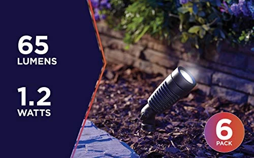 Moonrays 95536 1W Low Voltage LED Metal Spot Light Kit (6 Pack) Transformer, Connectors, 50 Feet Of Wire Black 4 Moonrays 95536 1W Low Voltage LED Metal Spot Light Kit (6 Pack) Transformer, Connectors, 50 Feet Of Wire Black - Image 4