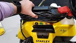Stanley SLP2050 2050 Psi 2-in-1 Electric Pressure Washer Mobile Cart Or Detach Portable Use With Detergent Tank, Yellow… -Garden Supply Store 41uWzd3BXLL