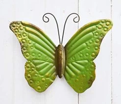 GIFTME 5 Metal Butterfly Wall Art Decor Set Of 4 Colorful Garden Wall Sculptures -Garden Supply Store 41uXJmUXr4L