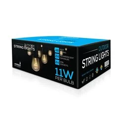 Hyperikon Outdoor String Lights, 48 Feet Patio Lights With 24 Dropped Sockets, 24 X 11W S14 Bulbs Included, Weatherproof… -Garden Supply Store 41ui7eaKJXL