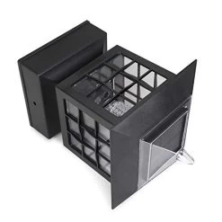 KMC LIGHTING KS101X2 Solar Post Cap Lights Solar Post Lights 4X4 Solar Post Cap Lights Fit For Wooden Posts, 2 Pack -Garden Supply Store 41uxlOZJaLL