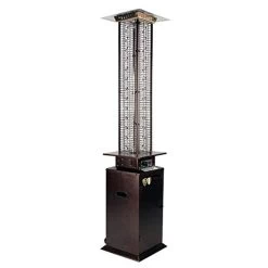 AJH Outdoor Patio Heaters, Propane Liquefied Gas Heater W/Wheels, Adjustable Garden Heat Lamp For Household Commercial