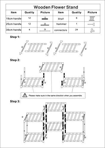 Plant Stand Indoor Flower Stand Wood Storage Rack Pot Racks Multifunctional Display Shelf For Bathroom,Living Room… 5 Plant Stand Indoor Flower Stand Wood Storage Rack Pot Racks Multifunctional Display Shelf For Bathroom,Living Room… - Image 5
