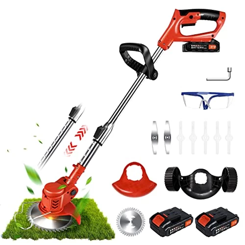 Weed Trimmer, Suncanri Weed Eater Weed Wacker 21V Battery Powered, Cordless String Trimmer Brush Cutter, Lightweight Electric Edger Lawn Tool For Lawn Garden Pruning And Trimming 1 Weed Trimmer, Suncanri Weed Eater Weed Wacker 21V Battery Powered, Cordless String Trimmer Brush Cutter, Lightweight Electric Edger Lawn Tool For Lawn Garden Pruning And Trimming