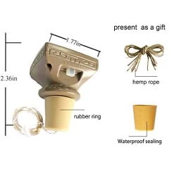 Upgraded 8 Pack Solar Powered Wine Bottle Lights 20 LED Colored Starry Cork Lights Fairy Cork String Craft Lights For… -Garden Supply Store 41vNtO5 2BTL